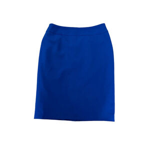 NWOT NINE WEST Cobalt Blue High Waist Stretch Pencil Skirt 0